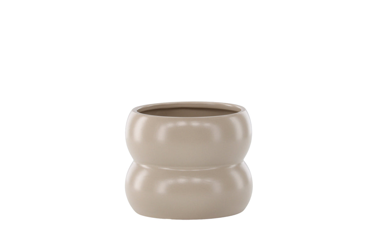 Dapne kruka 16x16x13 cm matt beige