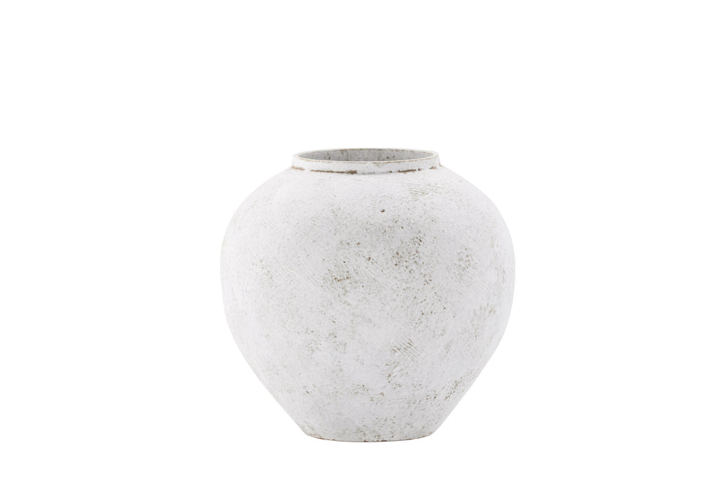 Globe vas 14x25x23 cm beige/brun keramik