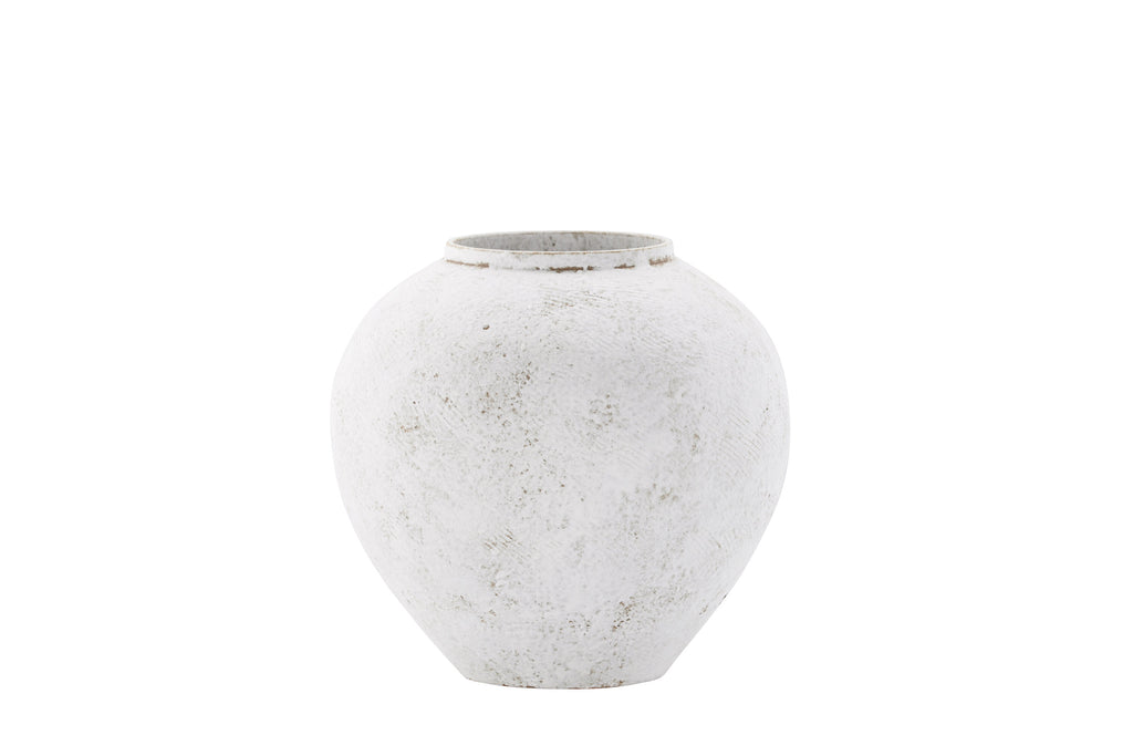 Globe vas 14x25x23 cm beige/brun keramik