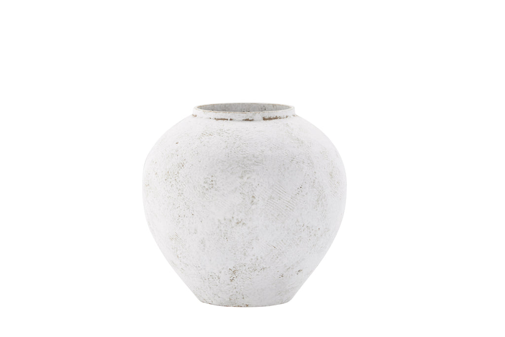 Globe vas 14x25x23 cm beige/brun keramik