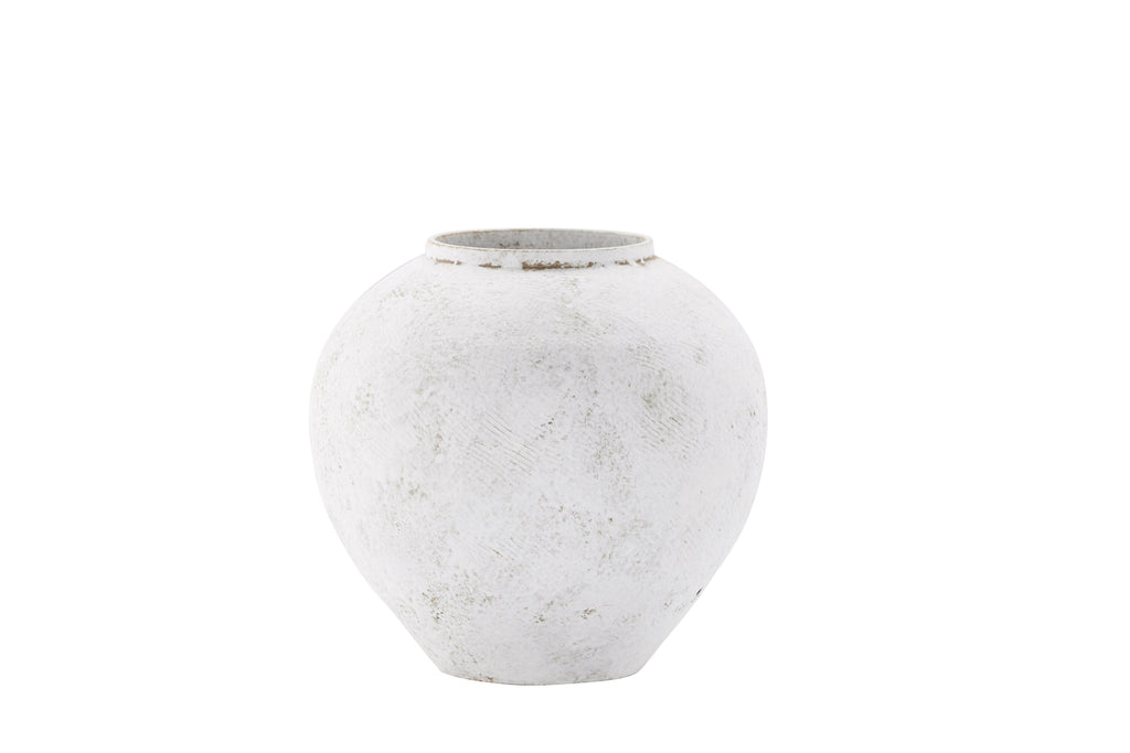 Globe vas 14x25x23 cm beige/brun keramik