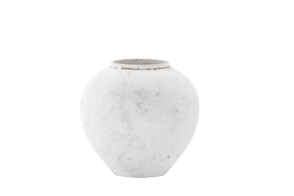 Globe vas 14x25x23 cm beige/brun keramik