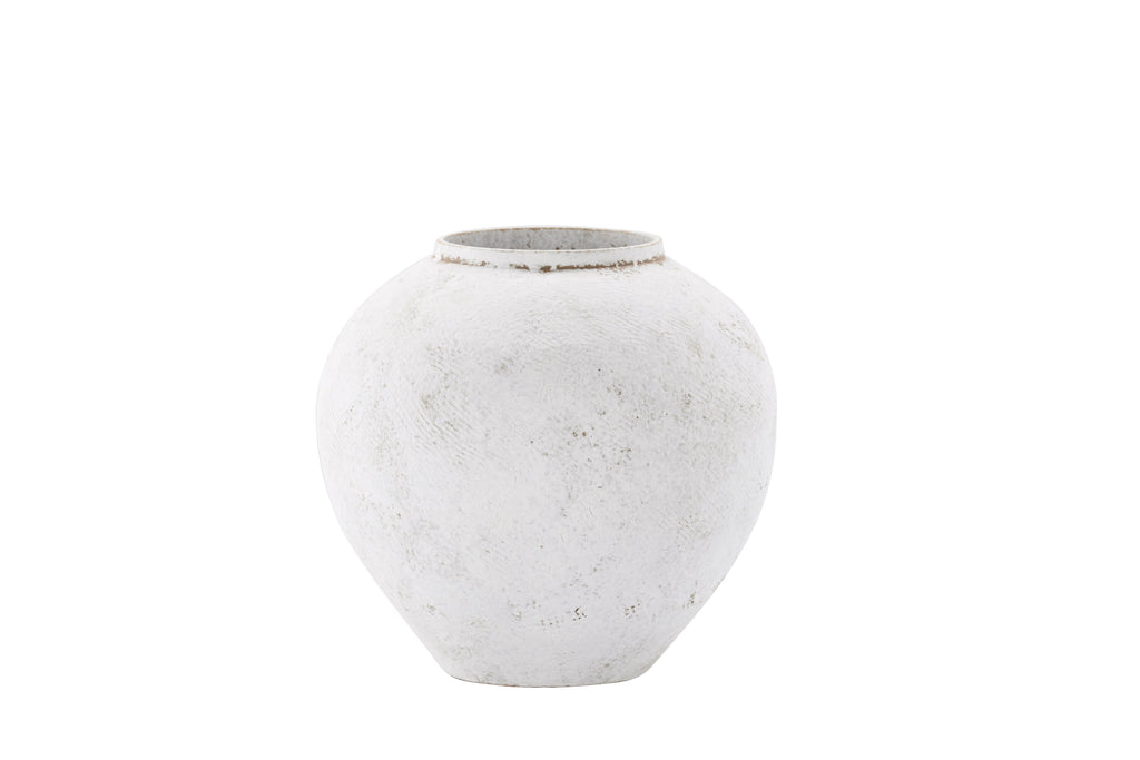 Globe vas 14x25x23 cm beige/brun keramik
