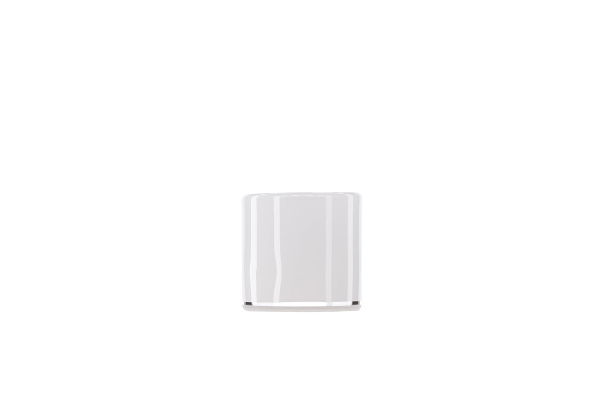Glora ljuslykta 8x8 cm vit