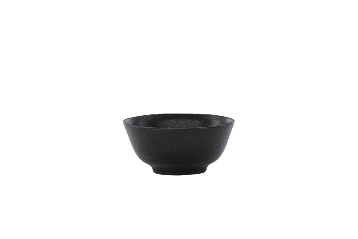 Wabi Sabi skål 2-pack 12x6 cm mattsvart porslin