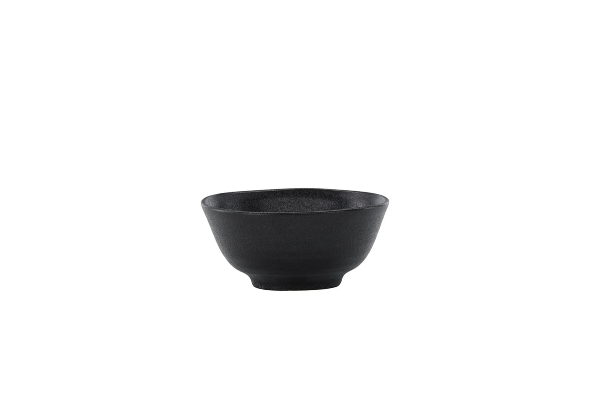 Wabi Sabi skål 2-pack 12x6 cm mattsvart porslin