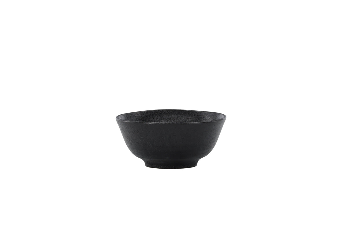 Wabi Sabi skål 2-pack 12x6 cm mattsvart porslin