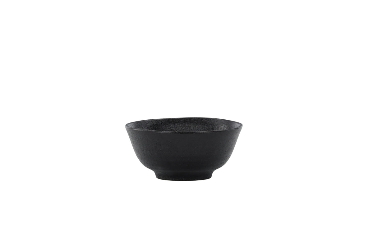 Wabi Sabi skål 2-pack 12x6 cm mattsvart porslin