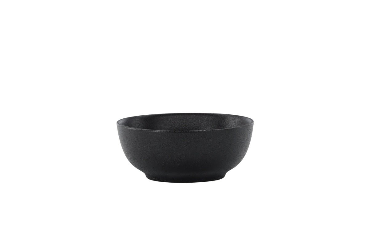 Wabi Sabi skål 14x6 cm mattsvart porslin, 2-pack