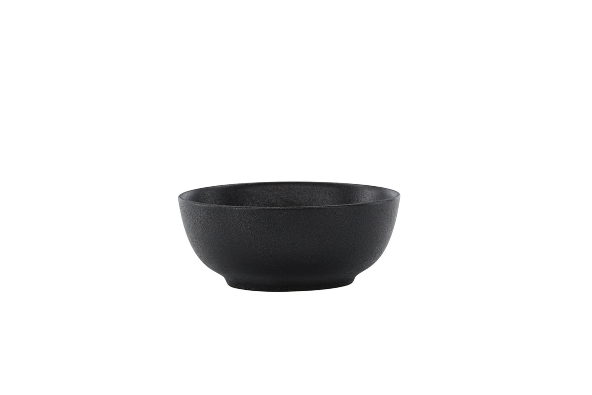 Wabi Sabi skål 14x6 cm mattsvart porslin, 2-pack