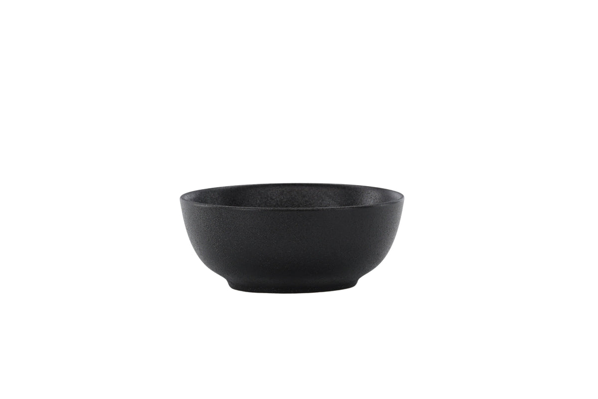 Wabi Sabi skål 14x6 cm mattsvart porslin, 2-pack