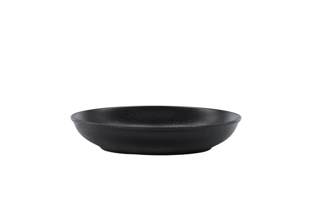 Wabi Sabi pastaskål 21x4 cm mattsvart porslin, 2-pack