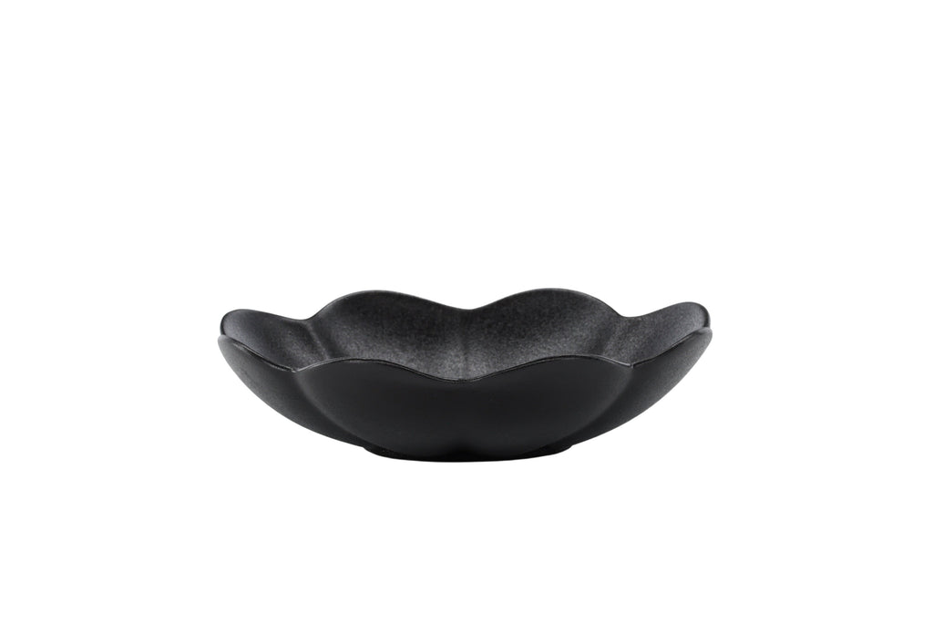 Wabi Sabi tallrik 2-pack 21x5 cm mattsvart porslin