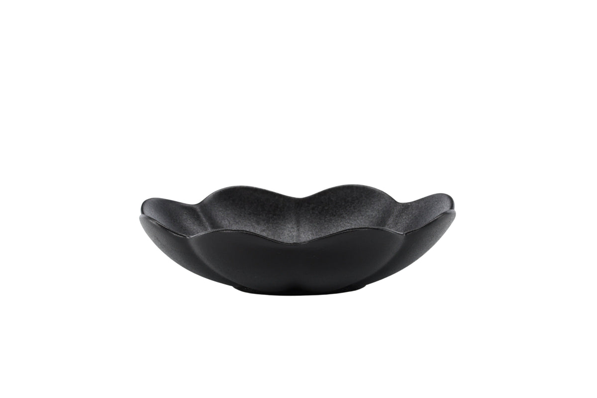 Wabi Sabi tallrik 2-pack 21x5 cm mattsvart porslin