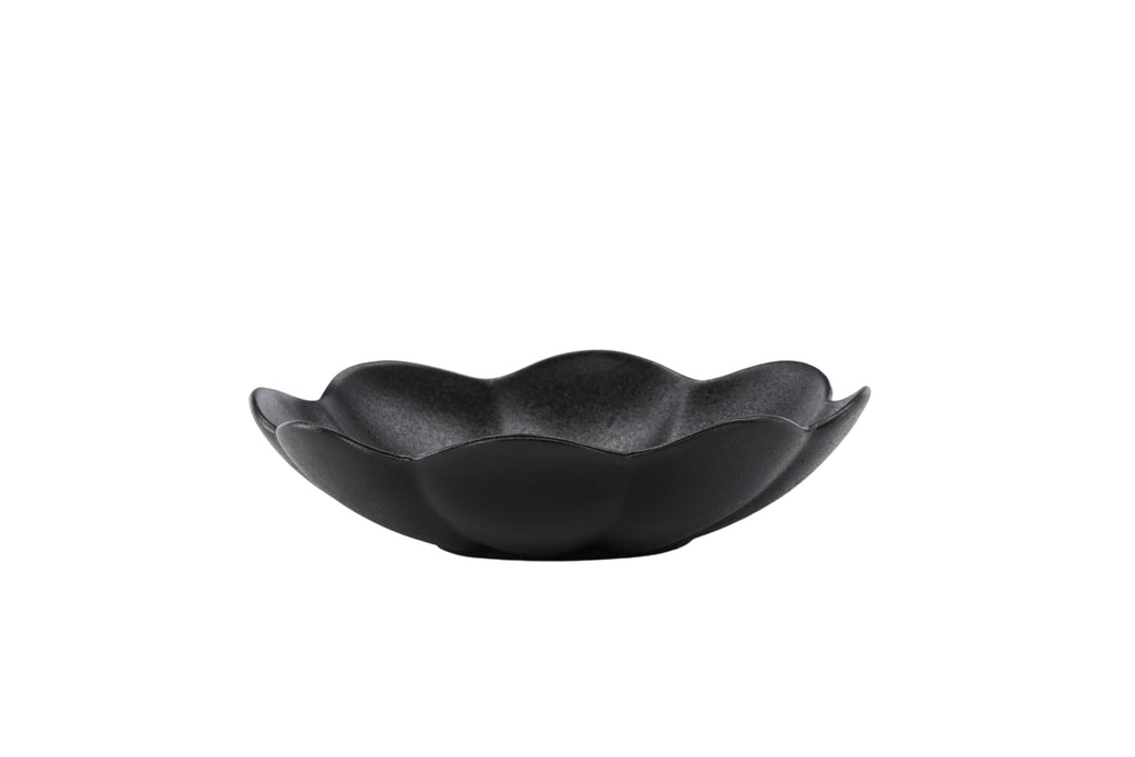 Wabi Sabi tallrik 2-pack 21x5 cm mattsvart porslin