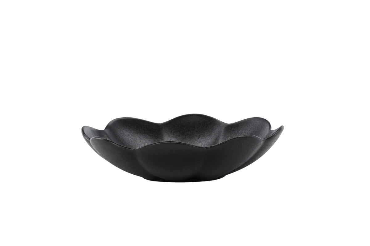 Wabi Sabi tallrik 2-pack 21x5 cm mattsvart porslin