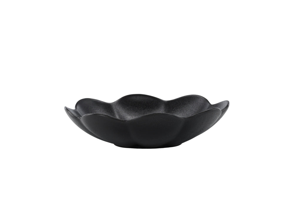 Wabi Sabi tallrik 2-pack 21x5 cm mattsvart porslin