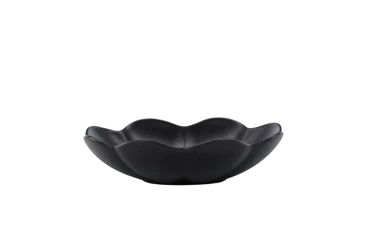 Wabi Sabi tallrik 2-pack 21x5 cm mattsvart porslin