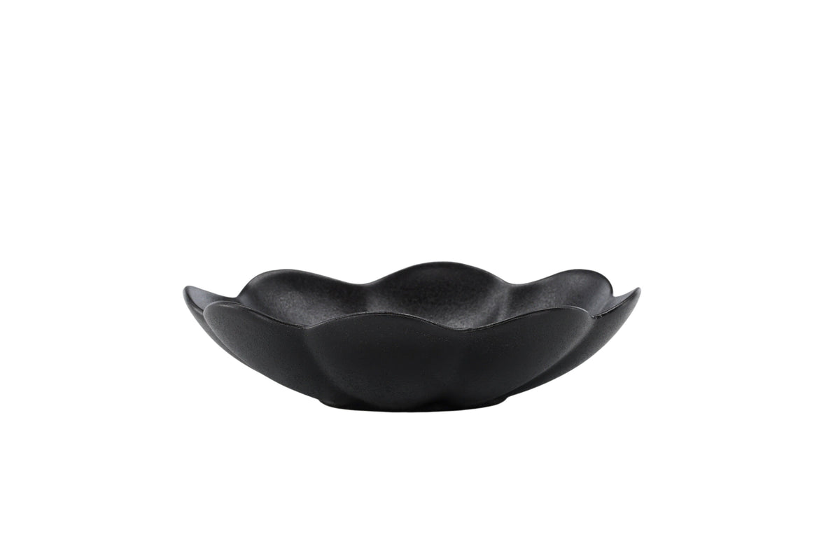 Wabi Sabi tallrik 2-pack 21x5 cm mattsvart porslin