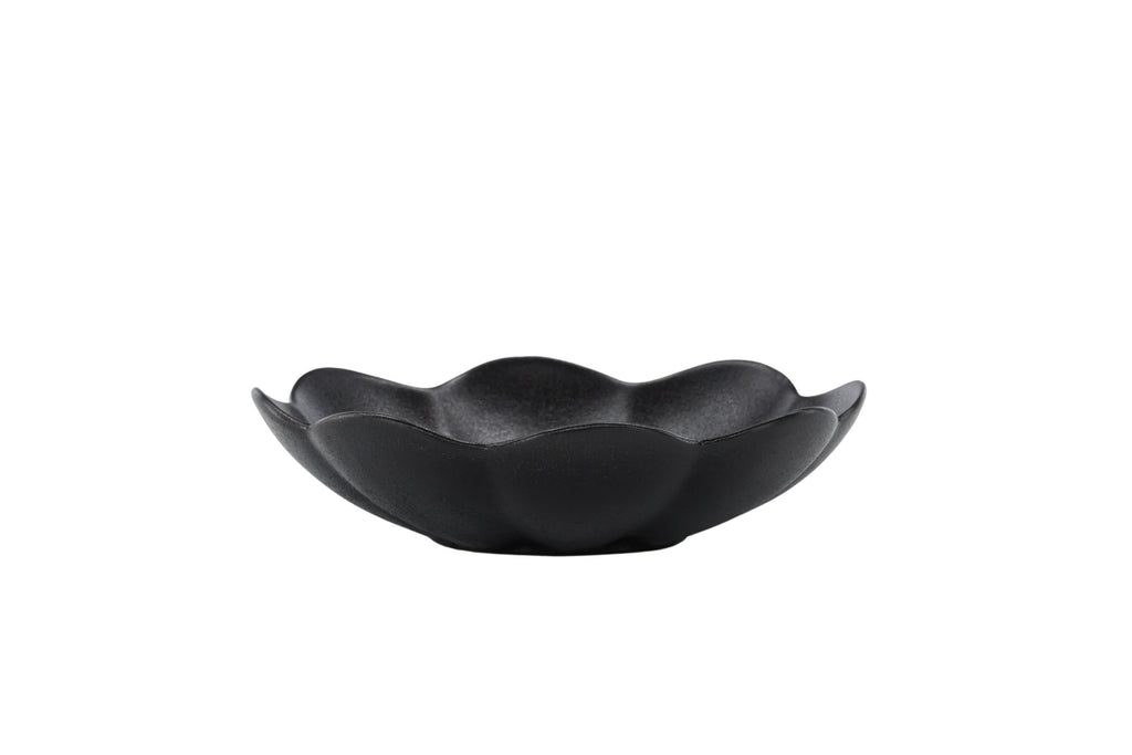 Wabi Sabi tallrik 2-pack 21x5 cm mattsvart porslin
