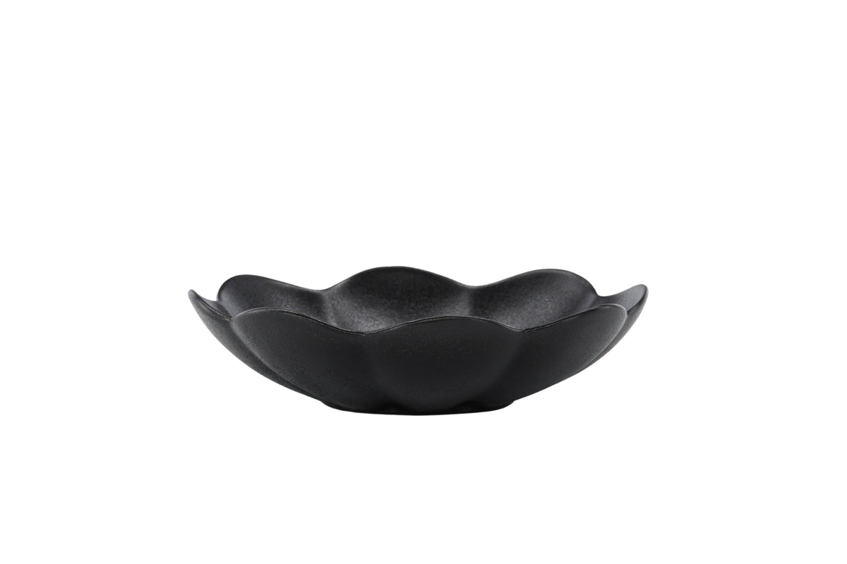 Wabi Sabi tallrik 2-pack 21x5 cm mattsvart porslin