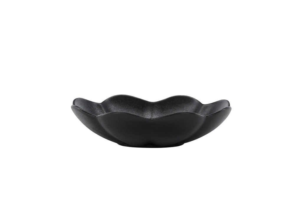 Wabi Sabi tallrik 2-pack 21x5 cm mattsvart porslin