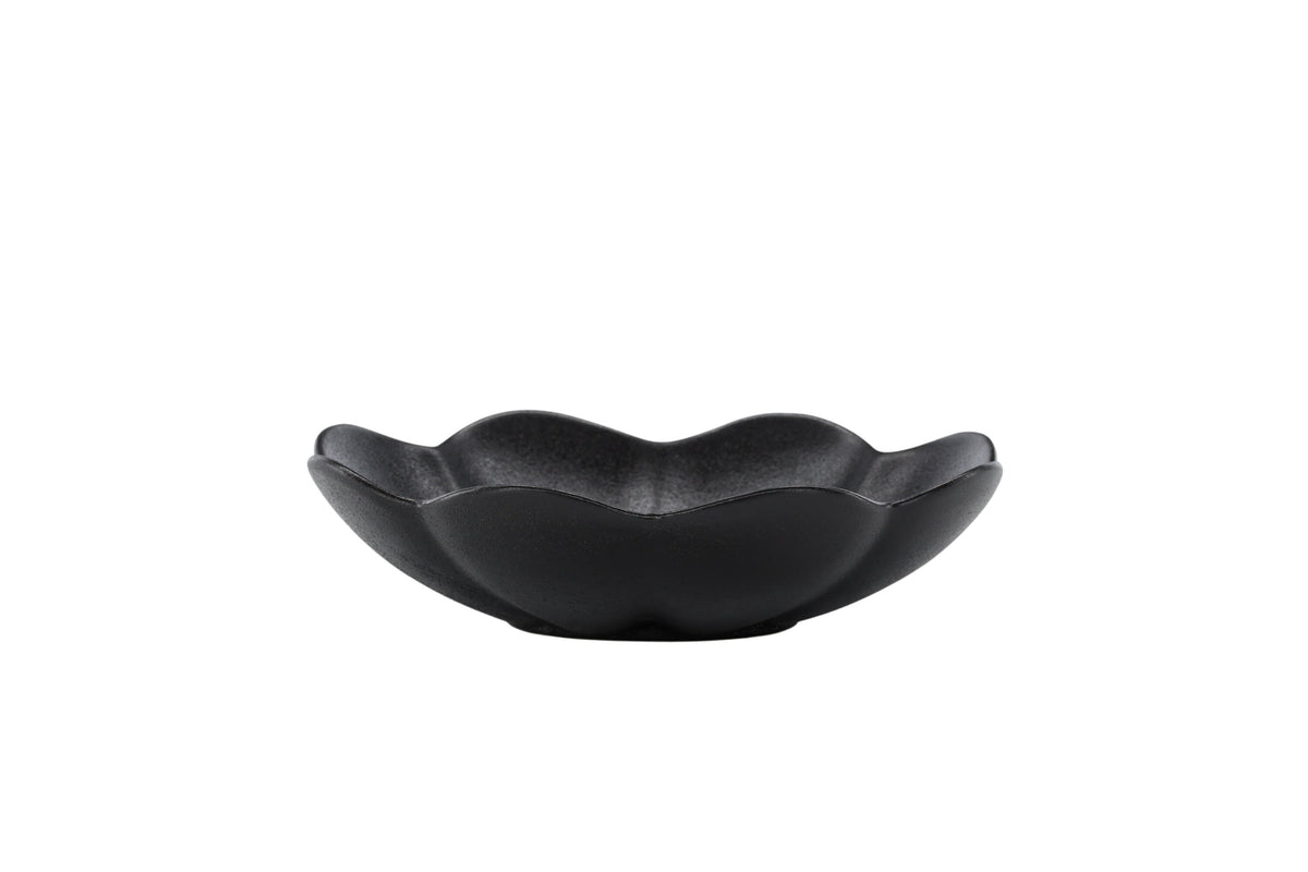 Wabi Sabi tallrik 2-pack 21x5 cm mattsvart porslin