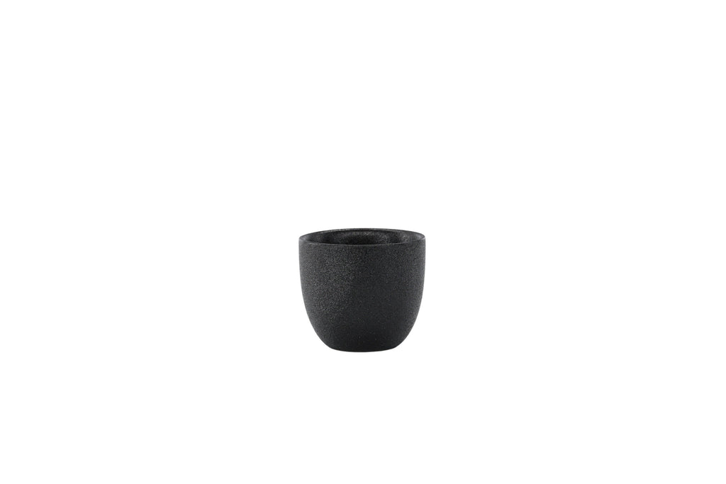 Wabi Sabi äggkoppar 2-pack 5x5 cm (höjd 5 cm) mattsvarta