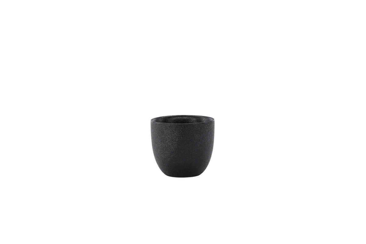 Wabi Sabi äggkoppar 2-pack 5x5 cm (höjd 5 cm) mattsvarta