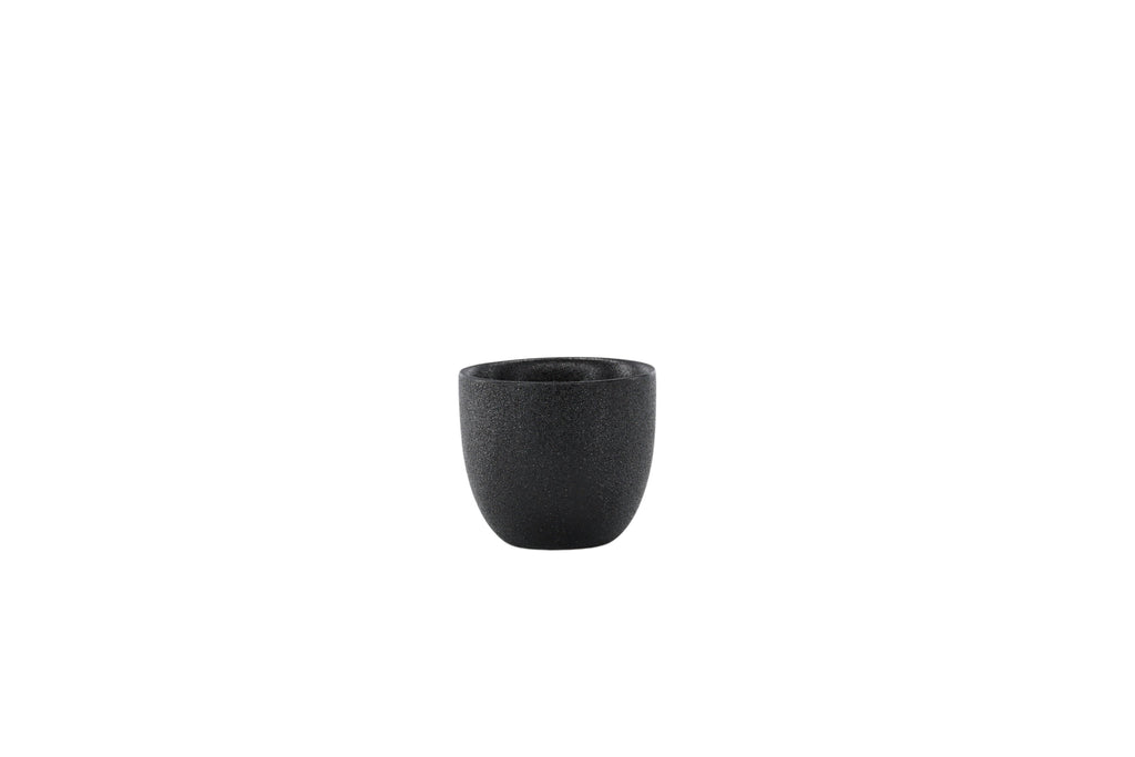 Wabi Sabi äggkoppar 2-pack 5x5 cm (höjd 5 cm) mattsvarta