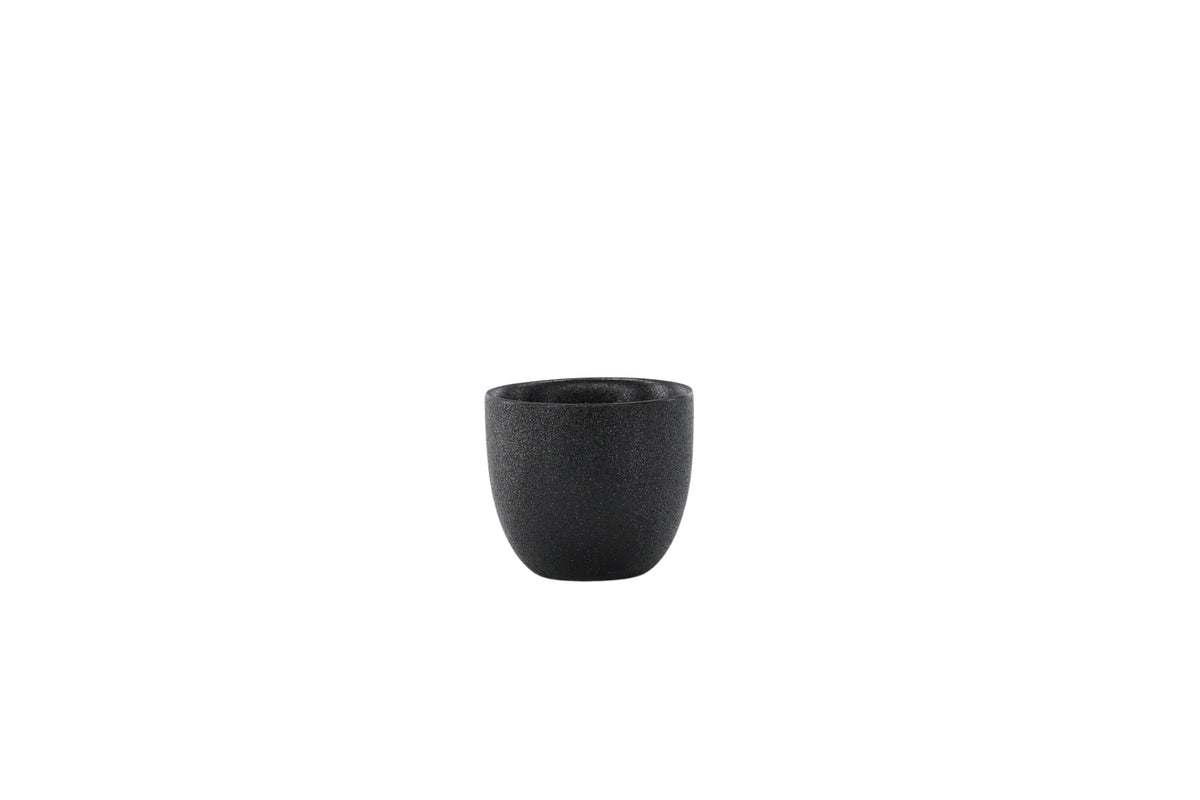 Wabi Sabi äggkoppar 2-pack 5x5 cm (höjd 5 cm) mattsvarta