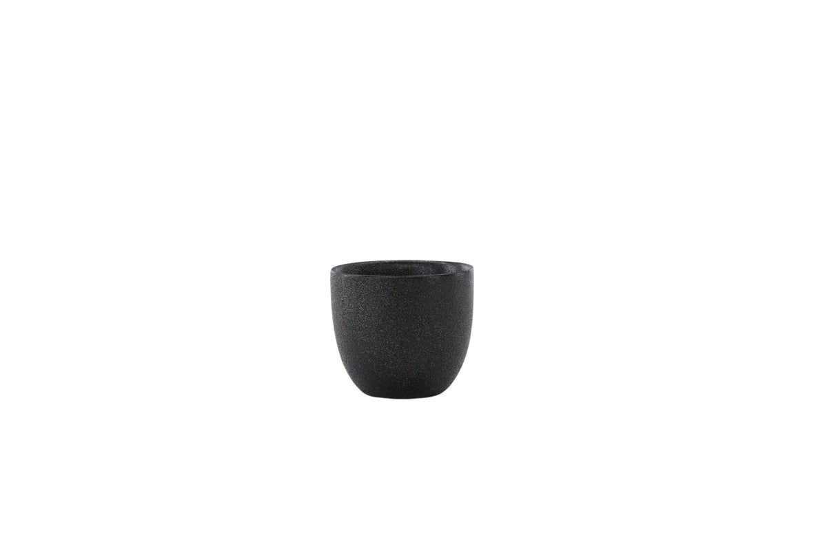 Wabi Sabi äggkoppar 2-pack 5x5 cm (höjd 5 cm) mattsvarta