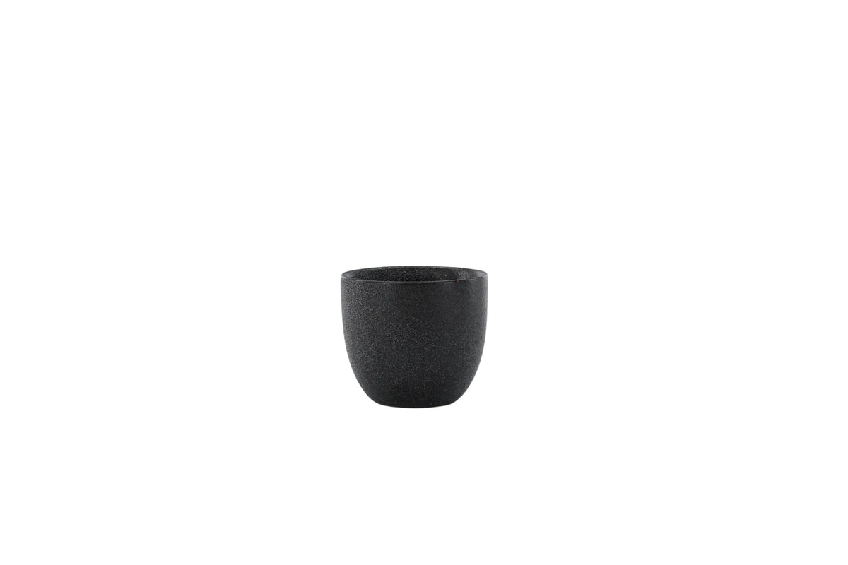 Wabi Sabi äggkoppar 2-pack 5x5 cm (höjd 5 cm) mattsvarta