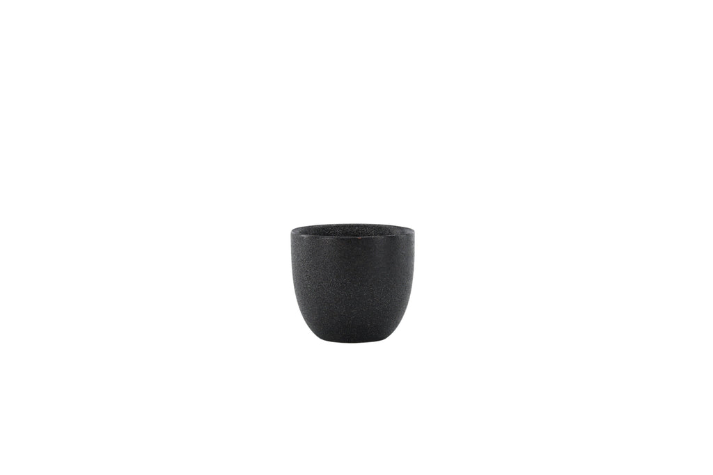 Wabi Sabi äggkoppar 2-pack 5x5 cm (höjd 5 cm) mattsvarta