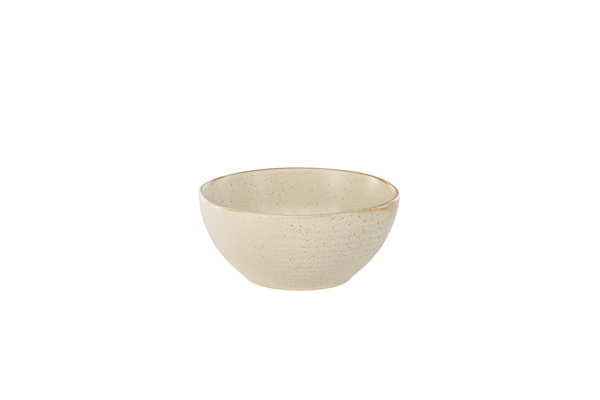 Active skål 2-pack 15x7 cm beige med svarta prickar