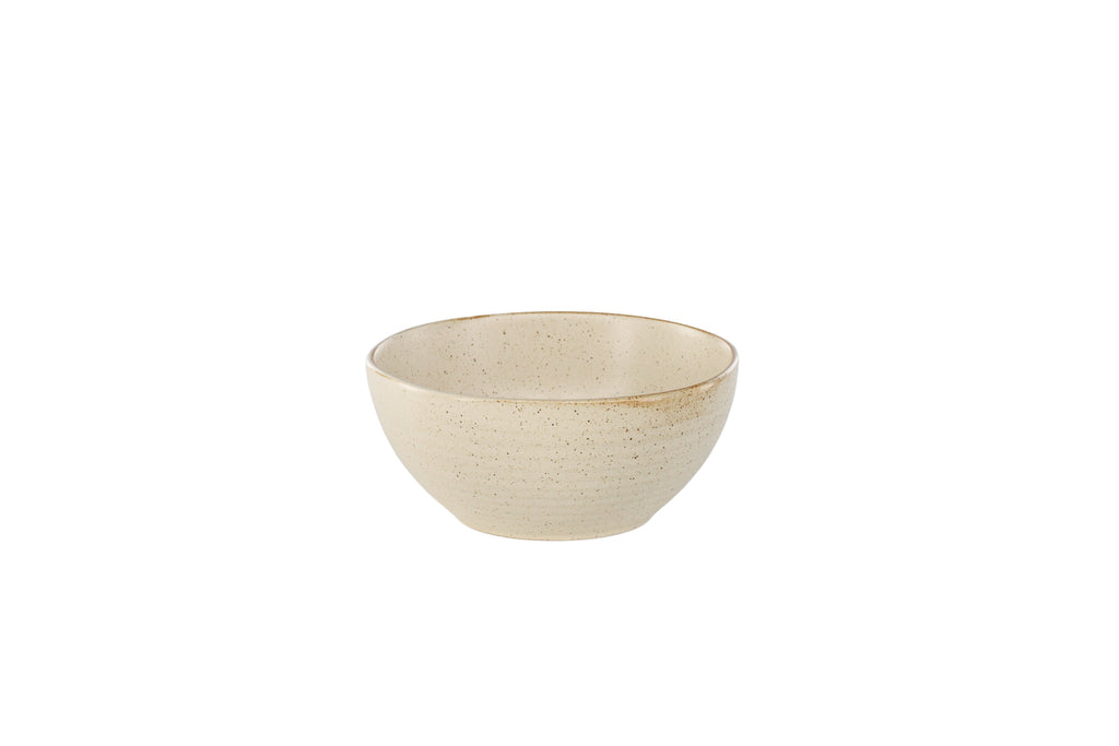 Active skål 2-pack 15x7 cm beige med svarta prickar