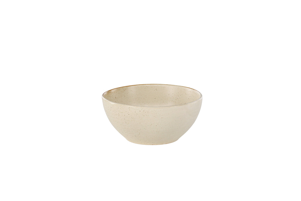 Active skål 2-pack 15x7 cm beige med svarta prickar