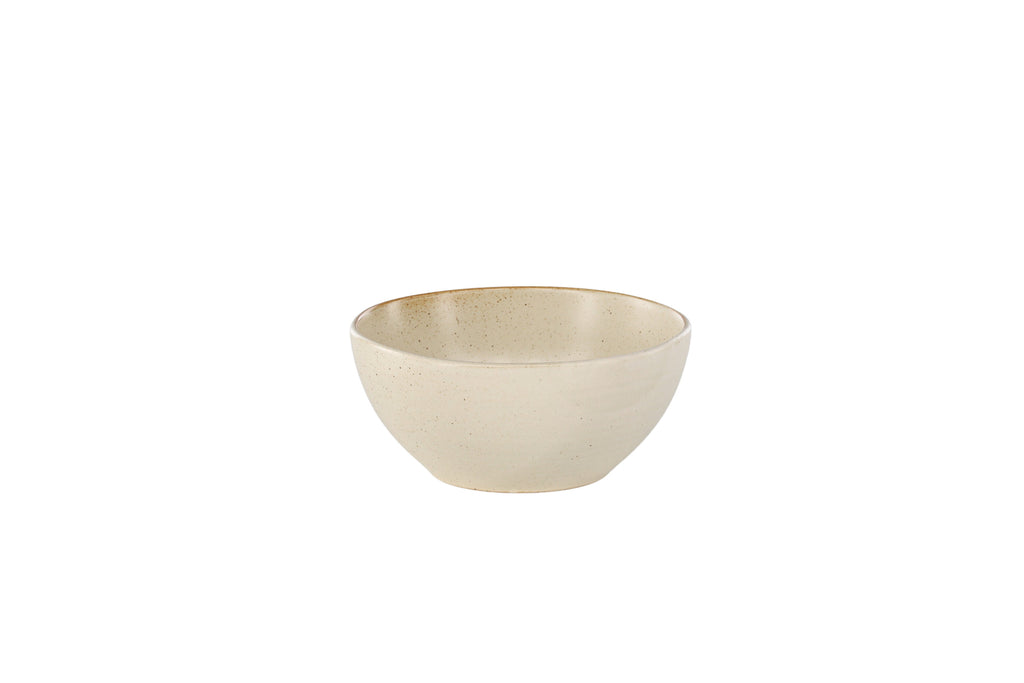 Active skål 2-pack 15x7 cm beige med svarta prickar