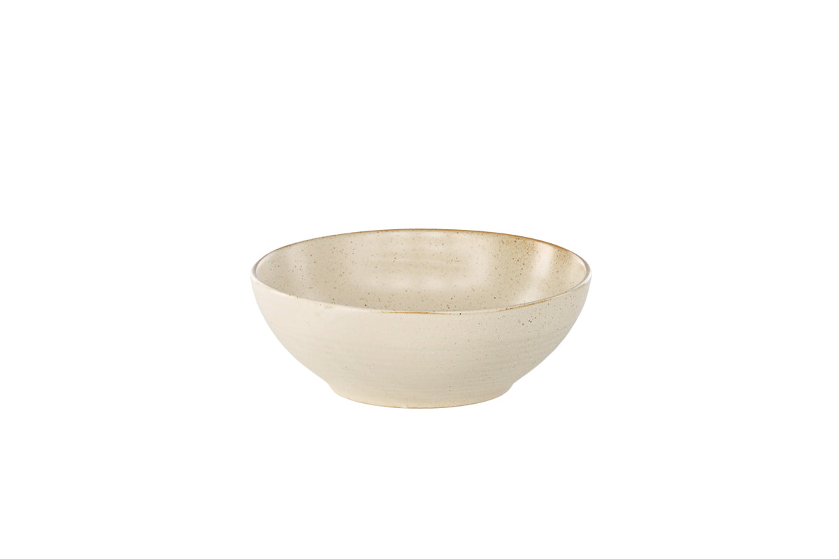 Active skål 2-pack 19x7 cm beige med svarta prickar