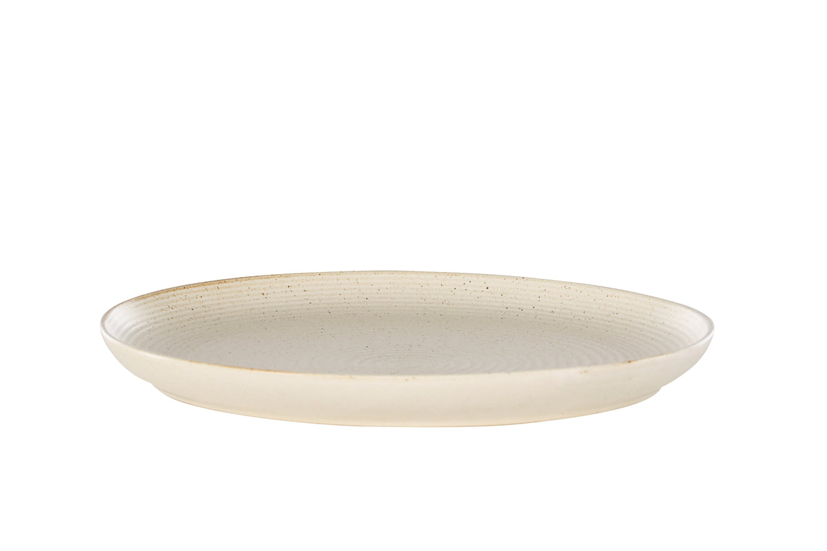 Active tallrik 2-pack 27x3 cm beige med svarta prickar