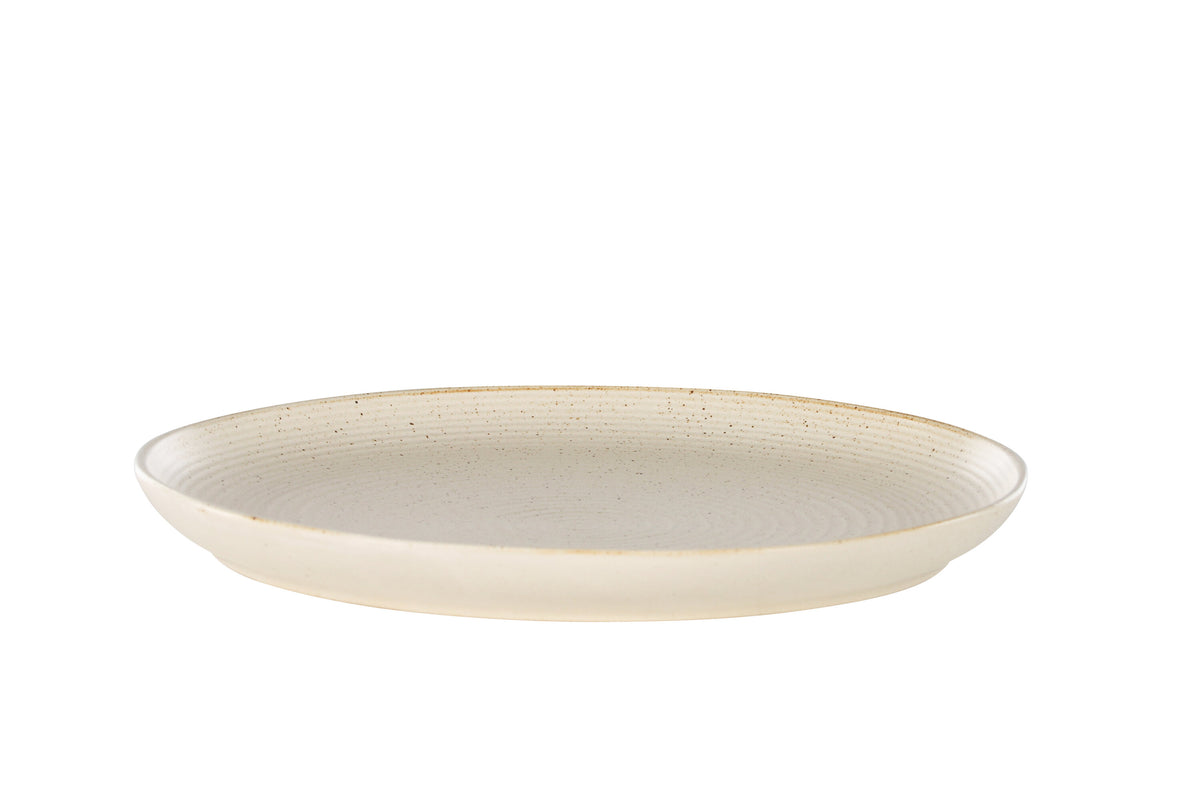 Active tallrik 2-pack 27x3 cm beige med svarta prickar