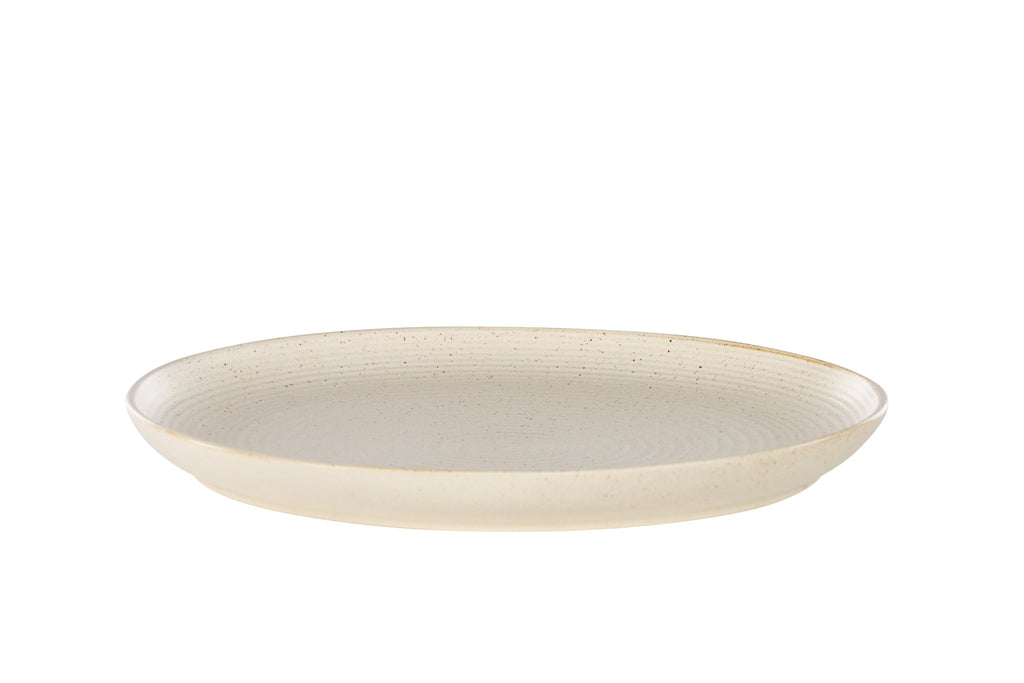 Active tallrik 2-pack 27x3 cm beige med svarta prickar
