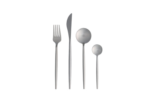 Active bestickset 24 delar silverfärgat