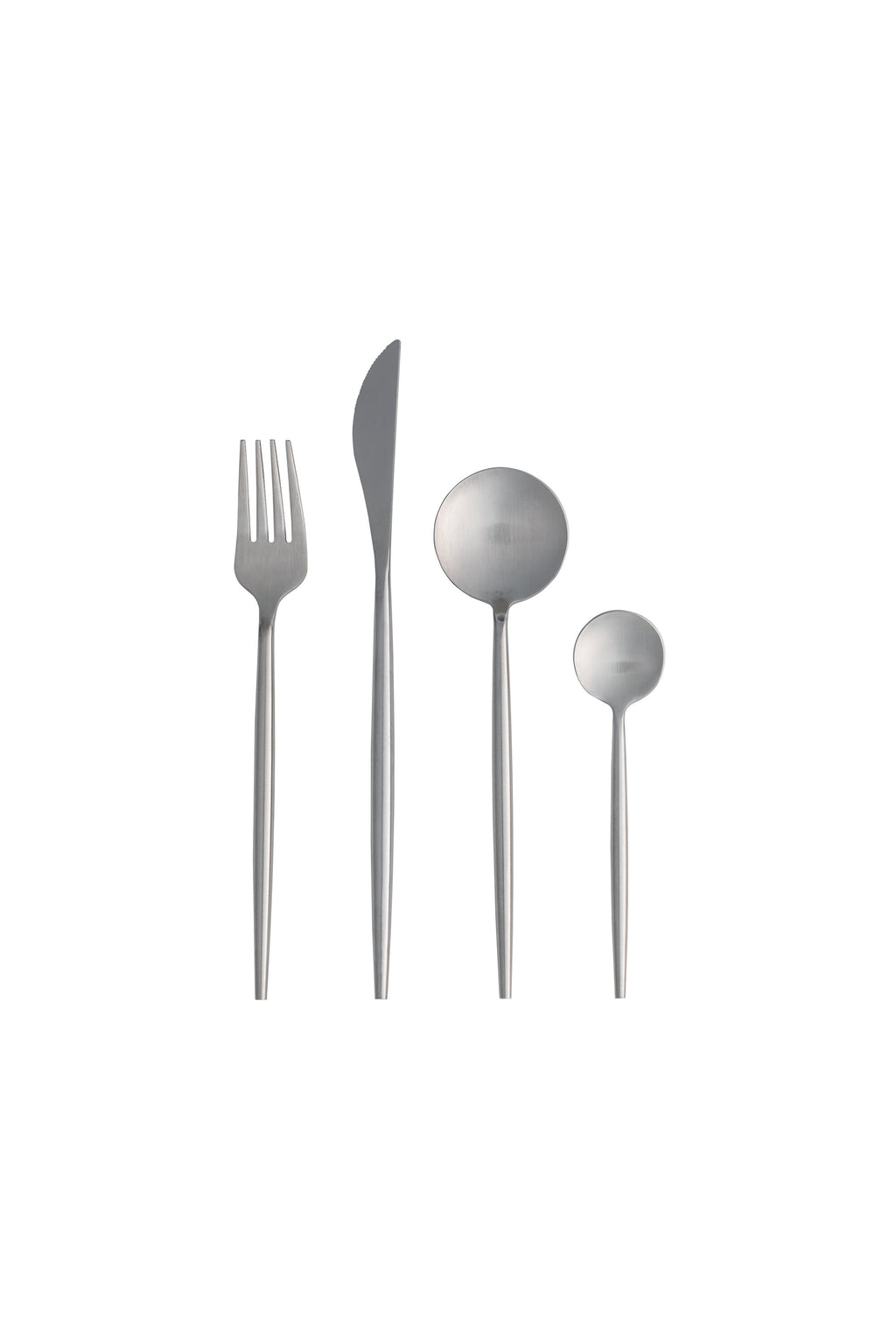 Active bestickset 24 delar silverfärgat