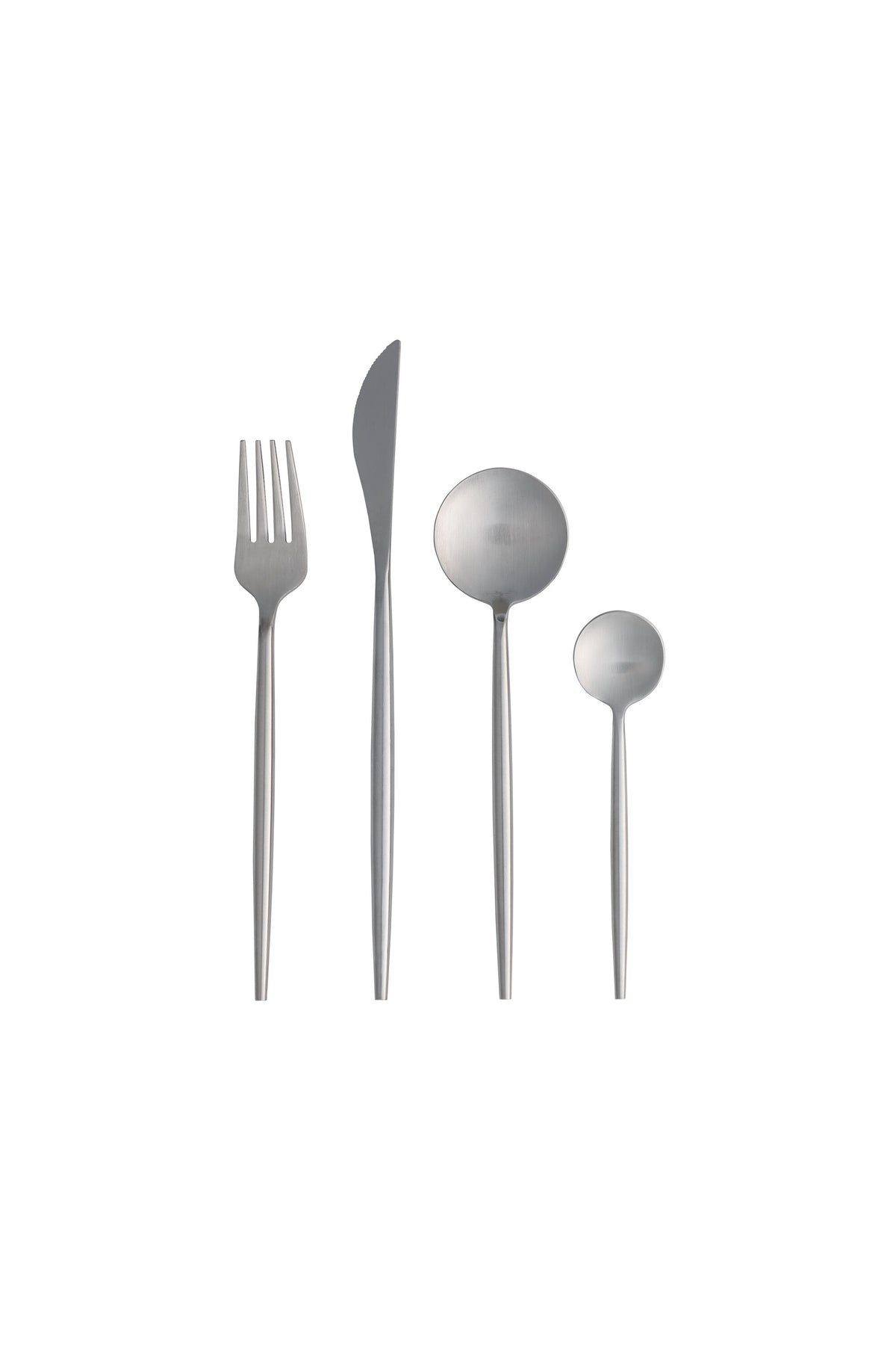Active bestickset 24 delar silverfärgat