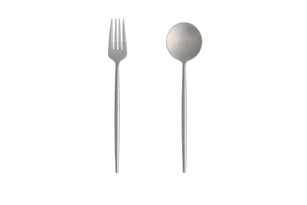 Active salladsbestick 2 delar 18 och 19 cm silver