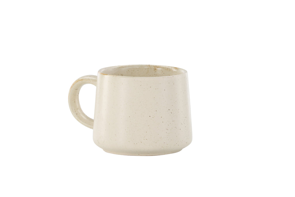 Active tekopp 2-pack 9x8 cm beige med svarta prickar