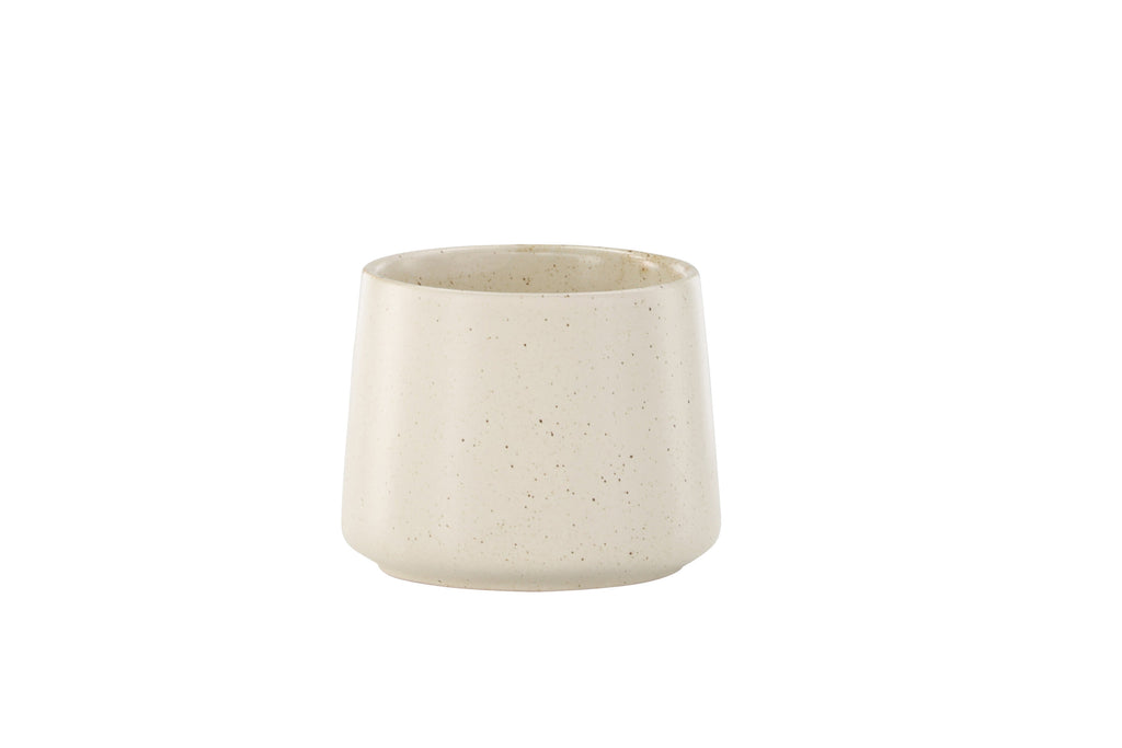 Active tekopp 2-pack 9x8 cm beige med svarta prickar
