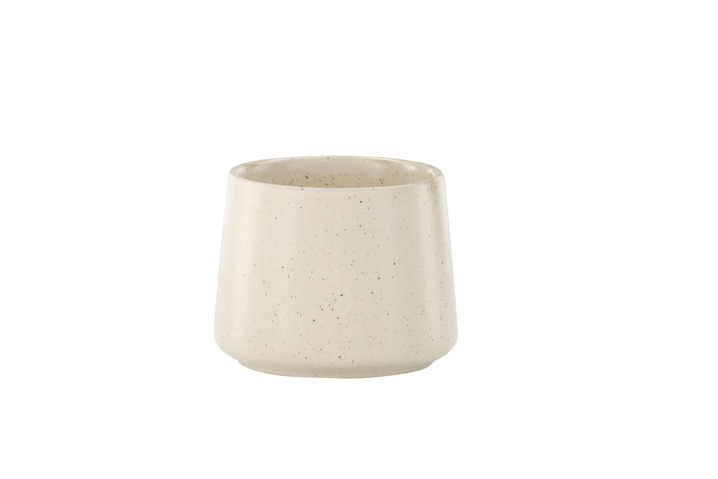 Active tekopp 2-pack 9x8 cm beige med svarta prickar