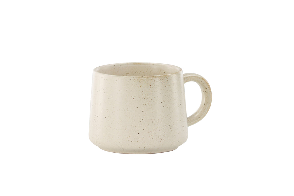 Active tekopp 2-pack 9x8 cm beige med svarta prickar